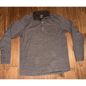 Ariat Rebar Quarter-Zip Pullover Mens Large‎ Brown Workwear Utility Used